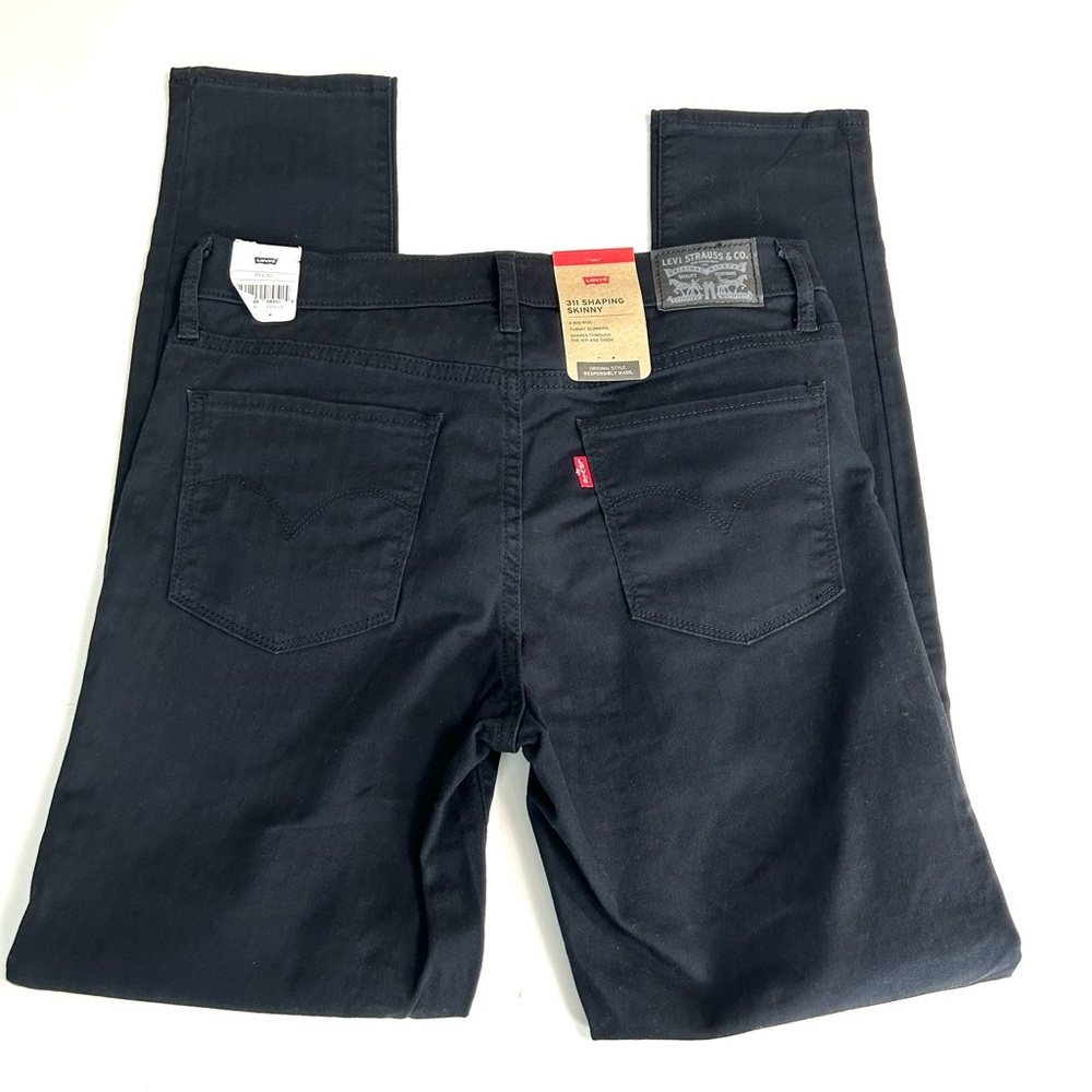 Levi’s 311 shaping skinny mid rise jeans size 29X30 tummy sliming shadow striped